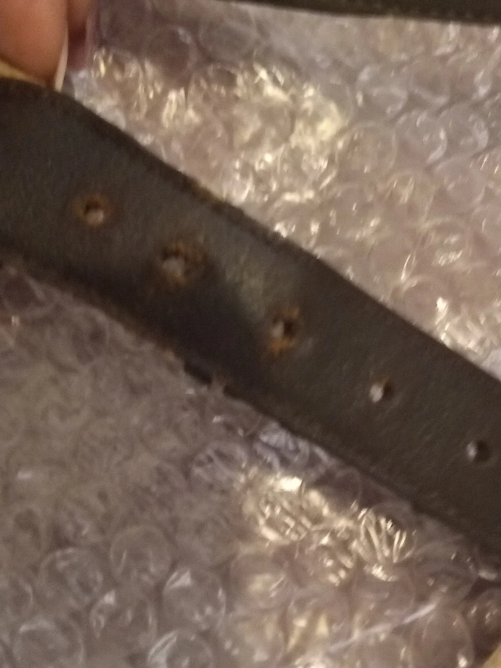 Columbia Beige Canvas Belt with Brown Leather Trim